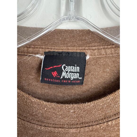 Captain Morgan T Shirt Logo Official Crew Tee Graphic Cotton - Picture 3 of 5